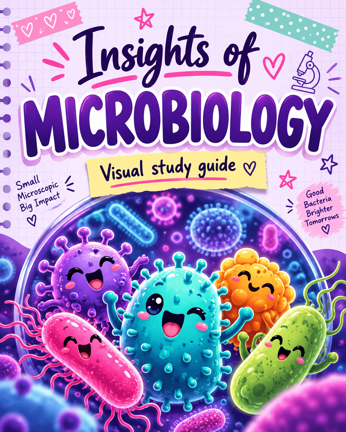 Insights of Microbiology visual study guide cover