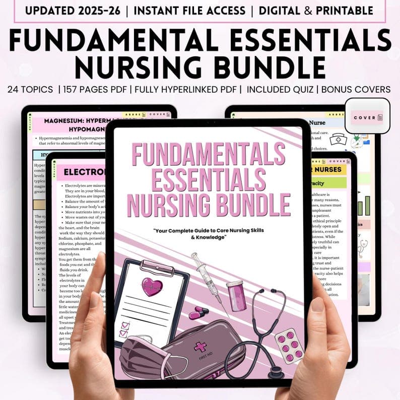 Fundamental Essentials Nursing Bundle cover