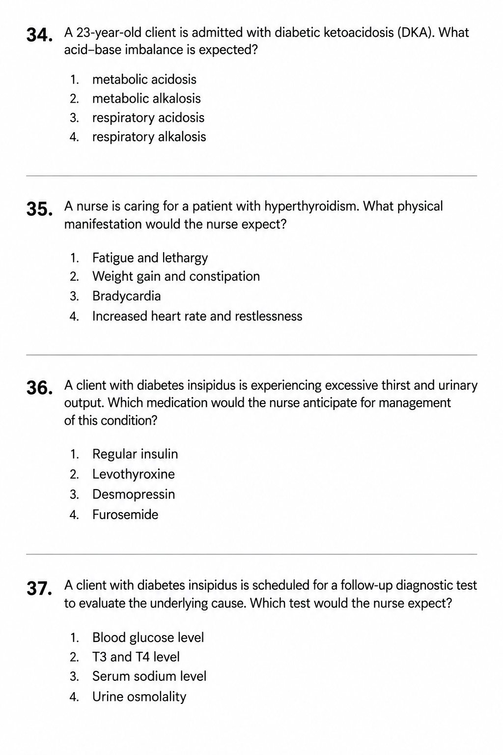 Book page with the practice questions